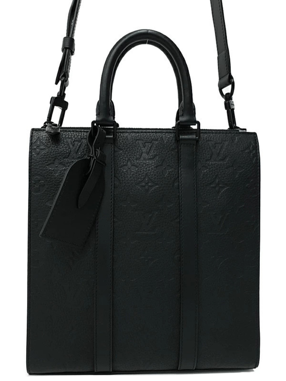 Louis Vuitton Taurillon Monogram Sac Plat Cross Bag